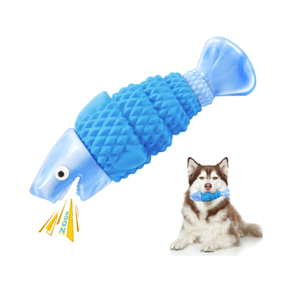 WinTour Tough Dog Toys for Aggressive Chewers, Indestructible Dog Chewers for Medium & Large Breeds, Squeaky Durable Chew Toys to Keep Them Busy, Reduce Boredom, Teeth Cleaning, Bacon Flavor