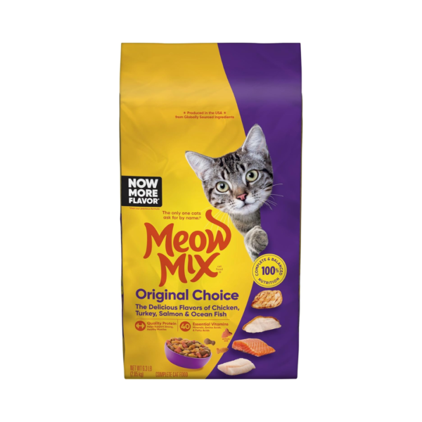 Meow Mix Original Choice Dry Cat Food, 6.3 Pound Bag