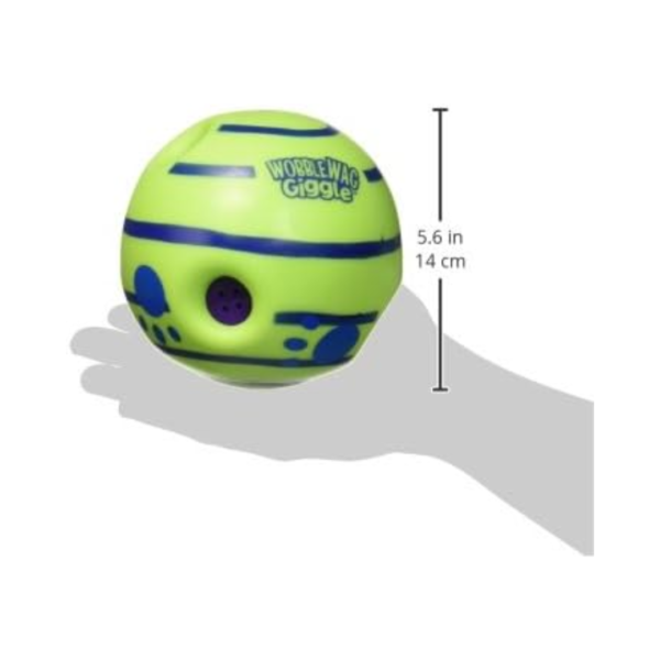 Wobble Wag Giggle Ball, Interactive Dog Toy, Fun Giggle Sounds When Rolled or Shaken, Pets Know Best, As Seen On TV - Image 3