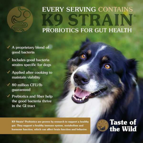 Taste of the Wild High Prairie Canine Grain-Free Recipe with Roasted Bison and Venison Adult Dry Dog Food, Made with High Protein from Real Meat and Guaranteed Nutrients and Probiotics 28lb - Image 5